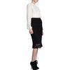 Dolce & Gabbana Lace Panel Skirt in Black - Lyst