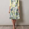 Erdem Yanne Printed Front Cardigan in Yellow (lemon) - Lyst