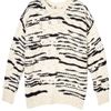 Iro Cream and Black Merino Knitted Jumper in Beige (cream) - Lyst