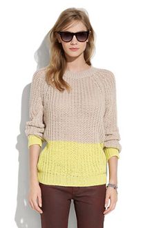 Madewell Colorblock Bookmark Sweater - Lyst
