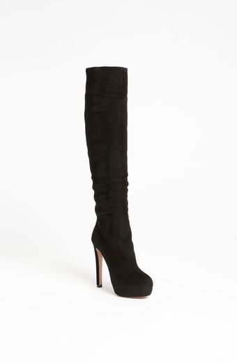 Prada Covered Platform Over The Knee Boot - Lyst