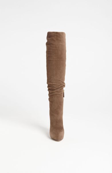 prada over the knee platform boots