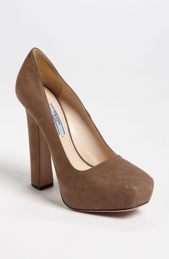 Prada Platform Pumps - Lyst