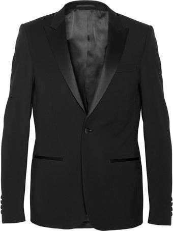 Sandro Wool Tuxedo Jacket - Lyst