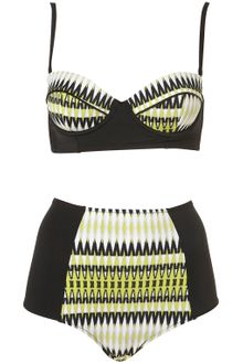 Topshop Stained Glass Bikini - Lyst