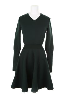 Alaïa Dress in Virgin Wool and Polyester - Lyst