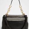 Diane Von Furstenberg New Harper Check Wool Shoulder Bag in Black (black/ white) - Lyst