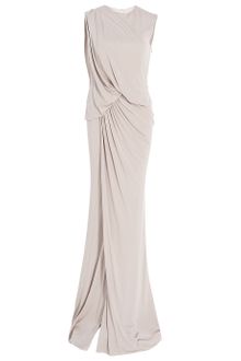 Elie Saab Sleeveless Long Jersey Gown - Lyst