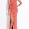 Elie Saab Sleeveless Long Jersey Gown in Pink - Lyst