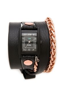 La Mer Collections Motor Chain Wrap Watch - Lyst