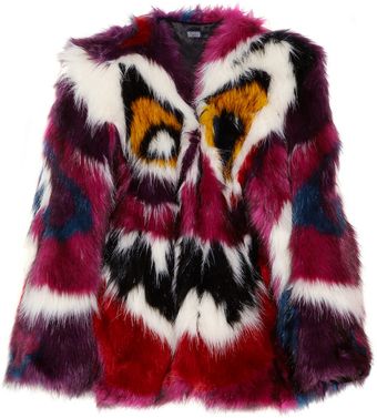 Meadham Kirchhoff Perri Monster Faux Fur Coat - Lyst