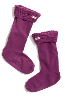 Hunter Hunter Cable Wellie Socks - Lyst