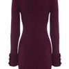 Karen Millen Essential Sweater Knit Dress in Purple - Lyst