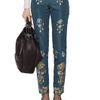 Oscar De La Renta Bijoux Faille Low Waist Skinny Pant in Blue (nile) - Lyst