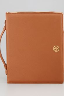 Tory Burch Robinson Tablet Case with Handle Luggage - Lyst