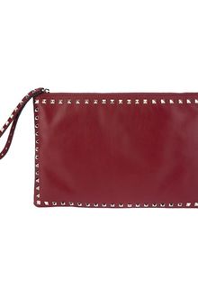 Valentino Studded Clutch - Lyst