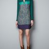 Zara Cashmere Tunic Dress in Green (emerald green) - Lyst