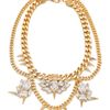 Fallon Jewelry Classique Crystal Necklace in White (gold) - Lyst