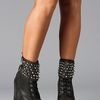 Jeffrey Campbell The Zidler Shoe in Black Distressed Silver in Black - Lyst