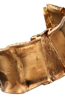 L'Agence Brass Folded Metal Cuff - Lyst