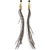 L'agence Cosmic Drip Feather Earrings in Silver (yellow) - Lyst