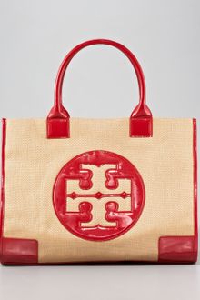 Tory Burch Straw Ella Tote - Lyst