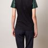 Yves Saint Laurent Leather and Jersey Top in Black - Lyst