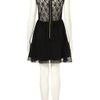 Topshop Embroidered Skater Dress By Rare in Black - Lyst
