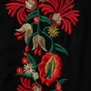 Topshop Embroidered Skater Dress By Rare in Black - Lyst