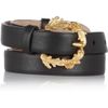 Dolce & Gabbana Engravedbuckle Leather Belt in Black - Lyst