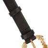 Dolce & Gabbana Engravedbuckle Leather Belt in Black - Lyst