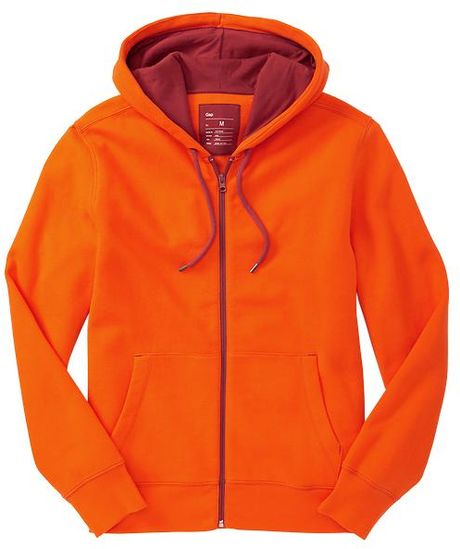 orange and black sweatshirt