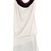 Narciso Rodriguez Ivory And Black Poly Drape Dress in White (ivory/black) - Lyst