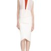 Narciso Rodriguez White Stretch Viscose Suiting Skirt in White - Lyst