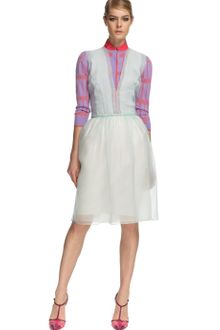Sophie Theallet Organza And Japanese Jersey Cocktail Dress - Lyst