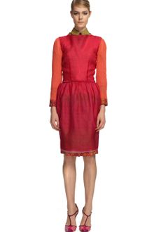 Sophie Theallet Silk Organza Cocktail Dress - Lyst