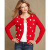 Tommy Hilfiger Long Sleeve Printed Cardigan in Red - Lyst