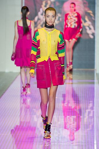 Versus  Spring 2013 Runway Look 6 - Lyst