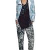 3.1 Phillip Lim Floral Relief Printed Corded Motorcycle Jacket in Floral (sky blue) - Lyst