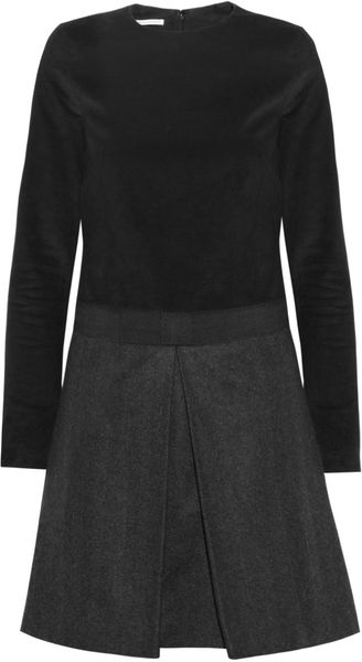 Paul & Joe Sister Galante Corduroy and Tweed Mini Dress - Lyst
