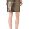Tory Burch Brandy Skirt in Gold (black) - Lyst