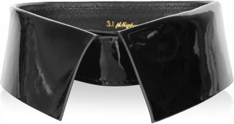 3.1 Phillip Lim Pointed Patent Leather Collar - Lyst