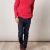 Balmain Biker Quilteddetail Sweat Top in Red for Men - Lyst