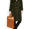 Burberry Wool and Cashmere Blend Trench Coat in Green (forest) - Lyst