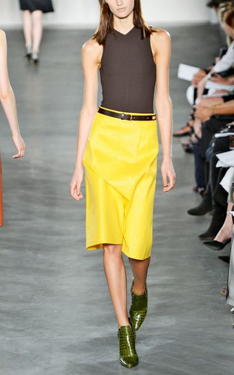 Derek Lam Stretch Crepe Jersey Top - Lyst