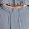 Donna Karan New York Collection Silk Georgette Tunic in Gray (graphite) - Lyst