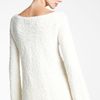 Donna Karan New York Collection Bouclé Wool Cashmere Sweater in White (vellum) - Lyst