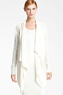 Donna Karan New York  Hooded Featherweight Cashmere Cardigan - Lyst