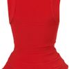 Topshop Bandage Peplum Top in Red - Lyst