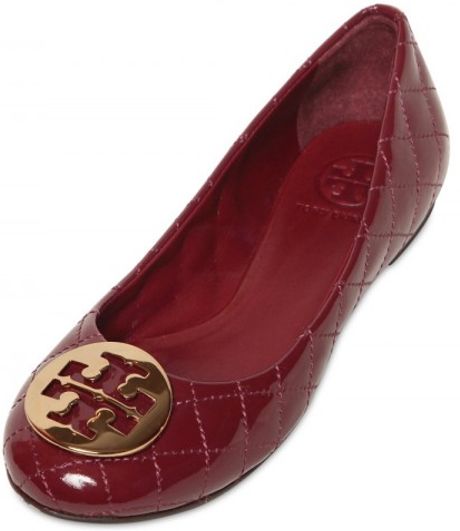 tory burch maroon flats